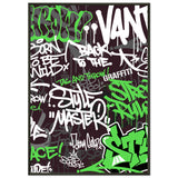 Urban Expression - Graffiti Art Masterpiece - 70x100 cm 28x40″ - Metal Framed Posters