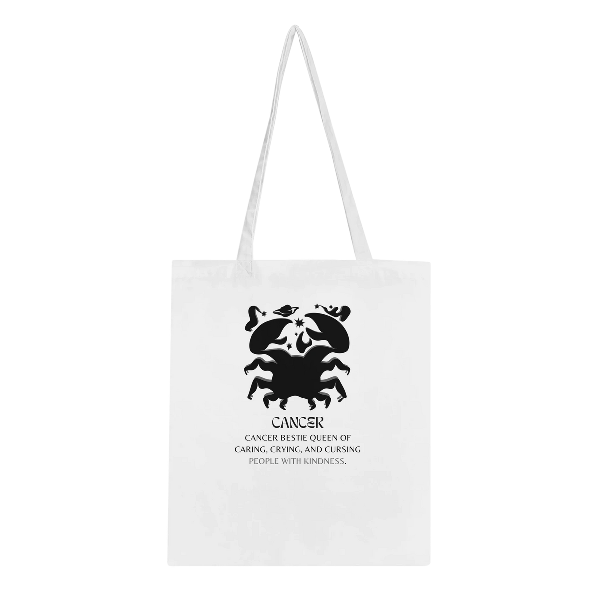 Zodiac Sign Tote Bag – Gift for Astrology Lovers - Cancer - Tote Bags