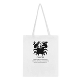 Zodiac Sign Tote Bag – Gift for Astrology Lovers - Cancer - Tote Bags