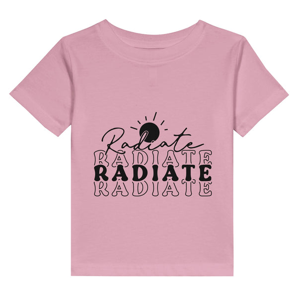 Radiate Joy Tee - Wear Your Positive Energy Proudly - Pink - T.shirts