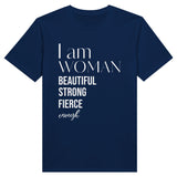 Fierce & Beautiful - Celebrating Women's Strength - Navy - Crewneck T-shirts