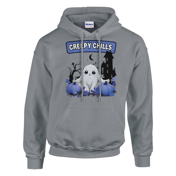 Creepy Chills - Cute & Spooky Halloween Hoodie - Sport Grey - Hoodies