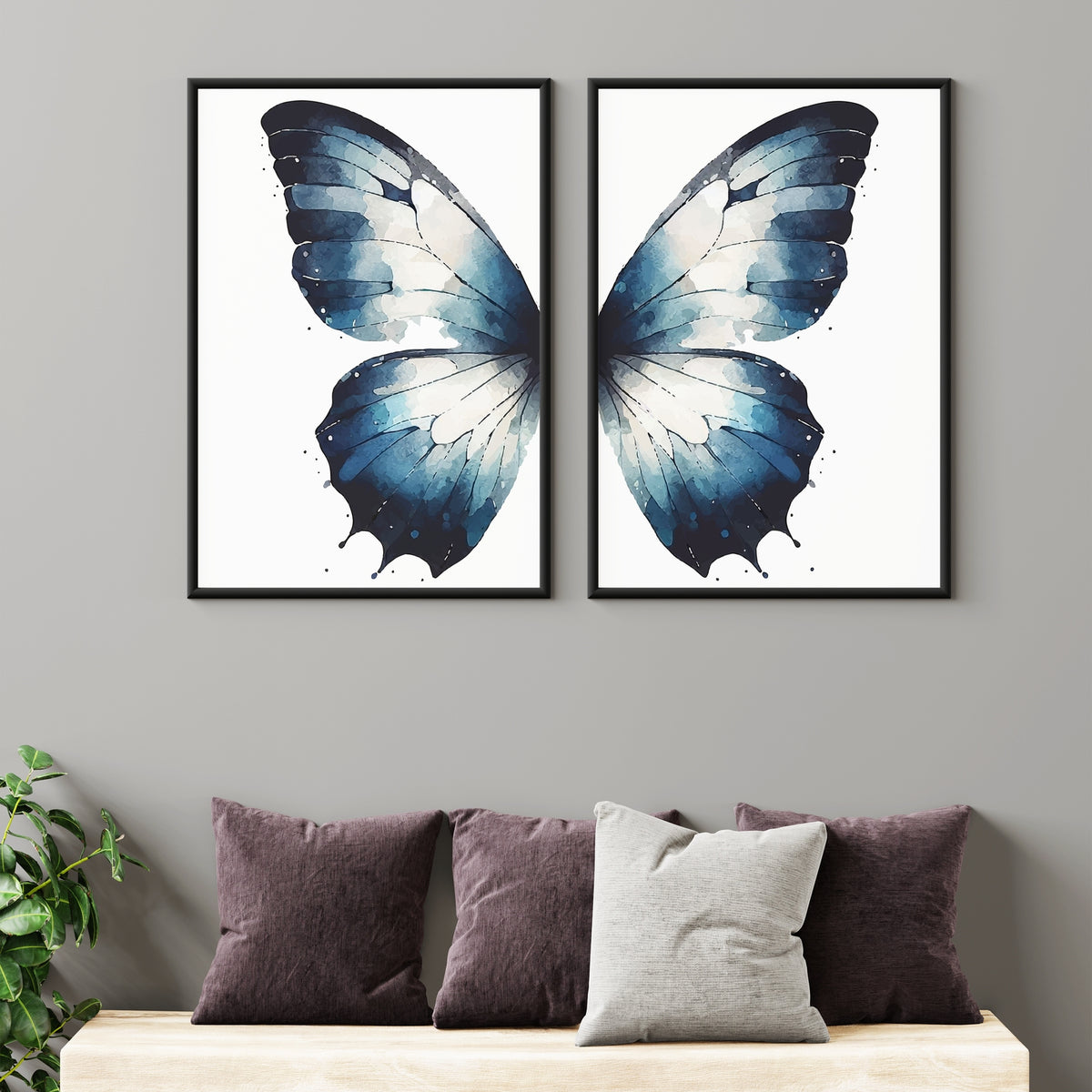 Ethereal Blue Metamorphosis - 24x36 - Canvas