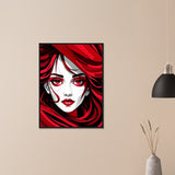 Red Passion - Art That Speaks - - Framed Poster