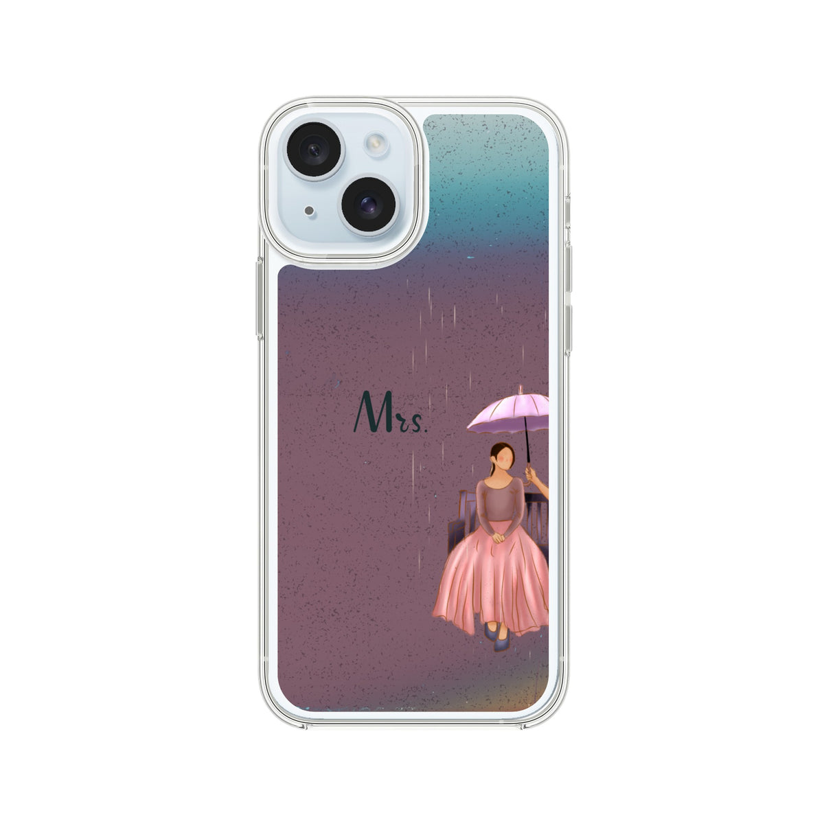 Rainy Romance - Mrs. & Mr. Matching Cases - - Tech Accessories