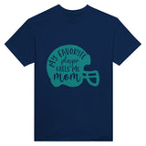 Proud Mom - 'Favorite Player' Tee - Navy - Print Material