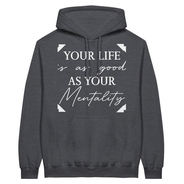 Mindset Matters - Classic Unisex Pullover Hoodie - Dark Heather - Hoodies