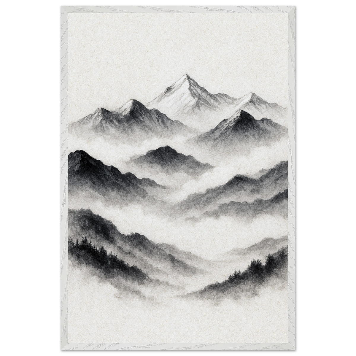 Wooden Framed Poster – A Gift of Mountain Memory - - Wooden Framed Posters