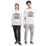 Speak Your Boundaries - Assertive Statements in Fabric - White - Sweatshirt