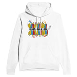 Heart + Chalk = You Hoodie – Celebrating Educators - White - Hoodies