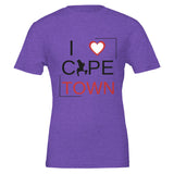 I Love Cape Town - Heartfelt Pride - Heather Team Purple - T-Shirts