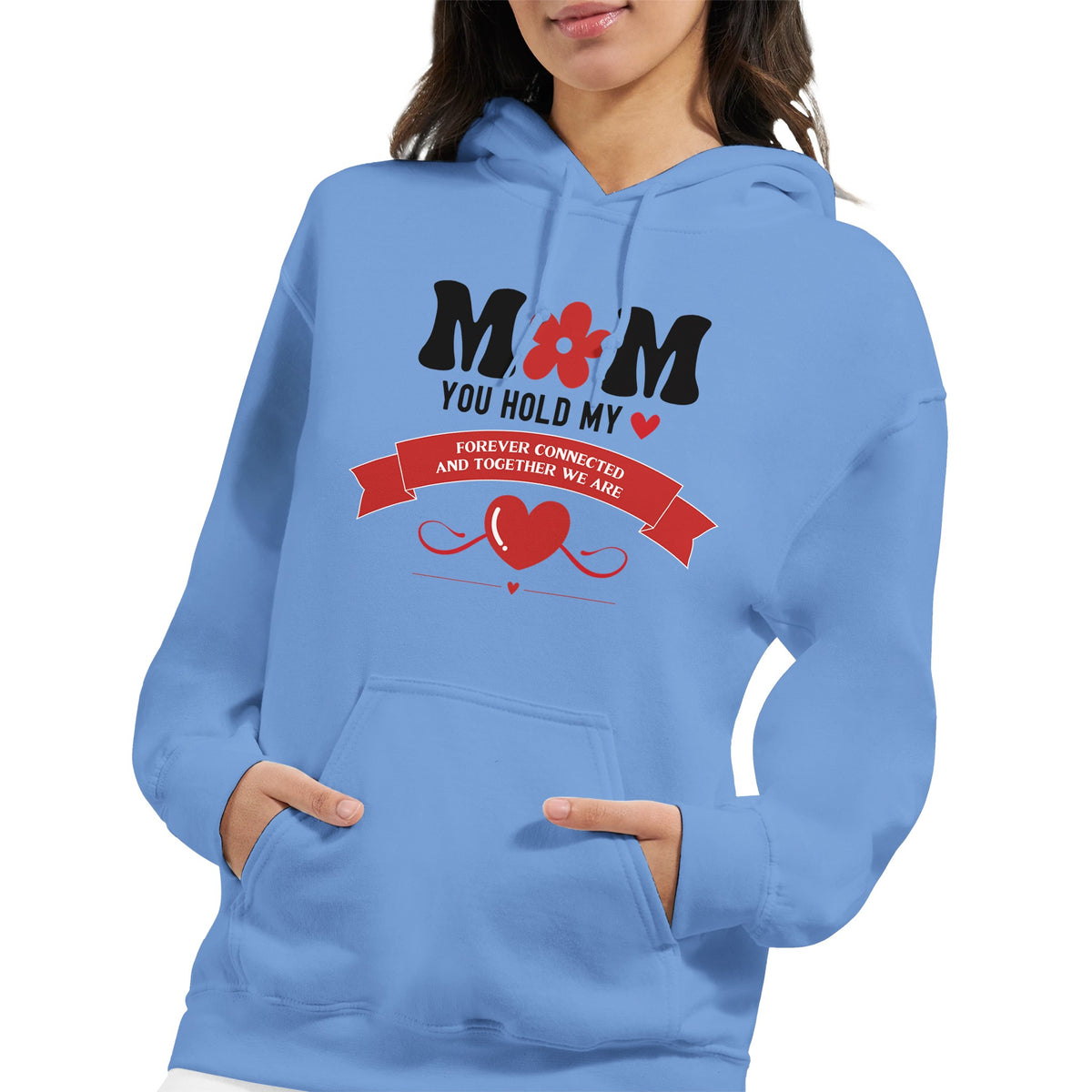 Bonded by Heart - Unbreakable Ties Pullover - Carolina Blue - Hoodies