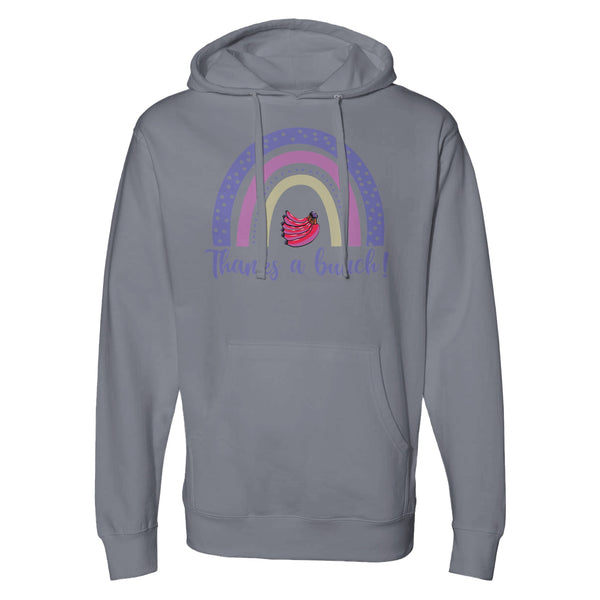 Spread Joy - The 'Thanks a Bunch!' Statement Piece - Grey Heather - Hoodies