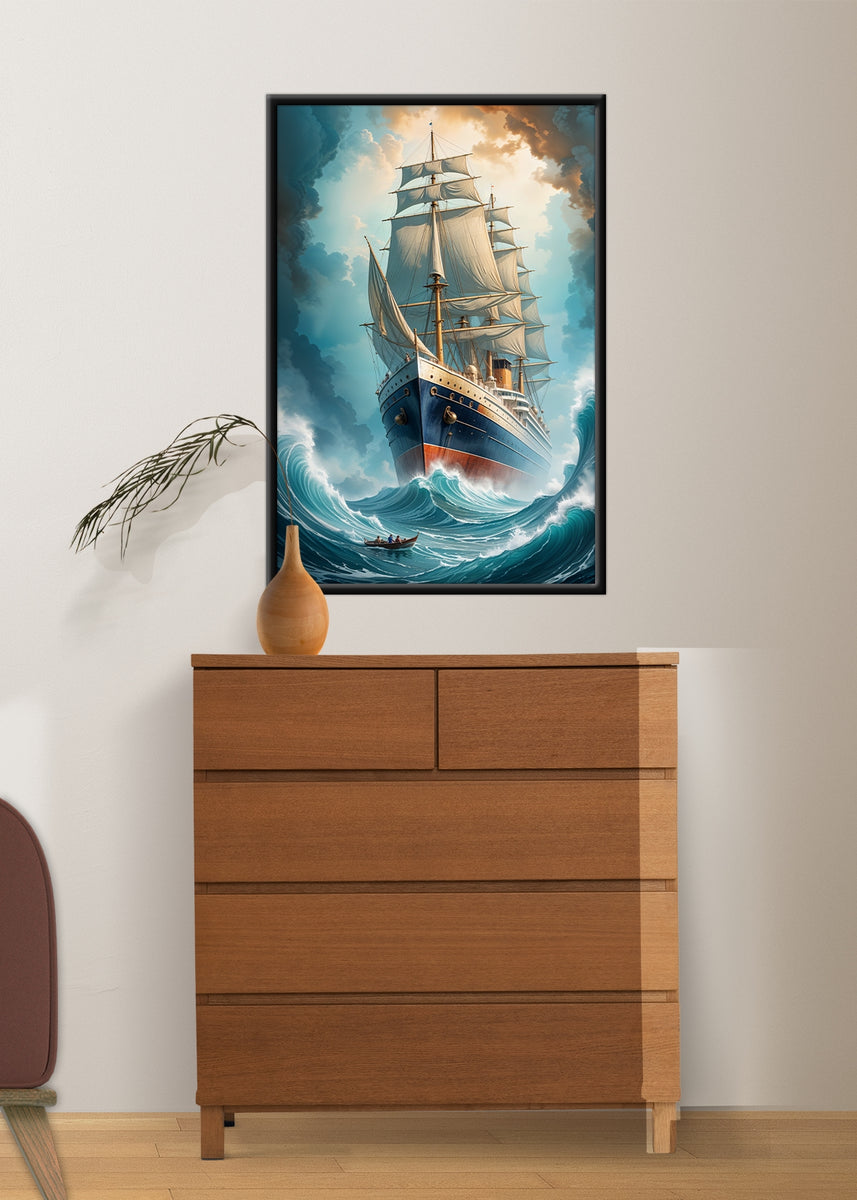 Seafarer's Sunset Saga - - Framed Posters