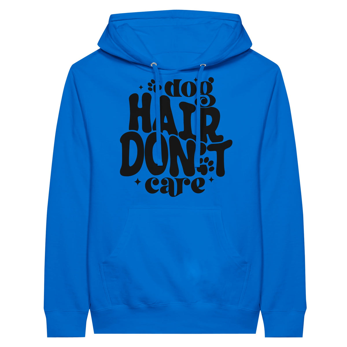 Cozy with Canine Charm - Dog Hair Don't Care - Royal M - Hoodies