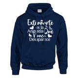 Hoodie of Longing - Wrap Yourself in Emotion - Navy - Hoodies