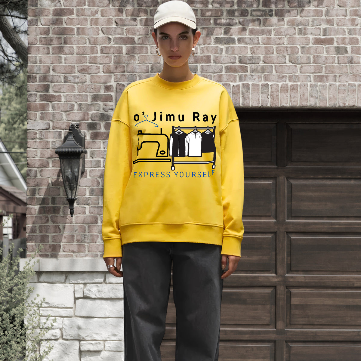 Express Your Wardrobe - Oversized Sweatshirt - - Sweatshirts