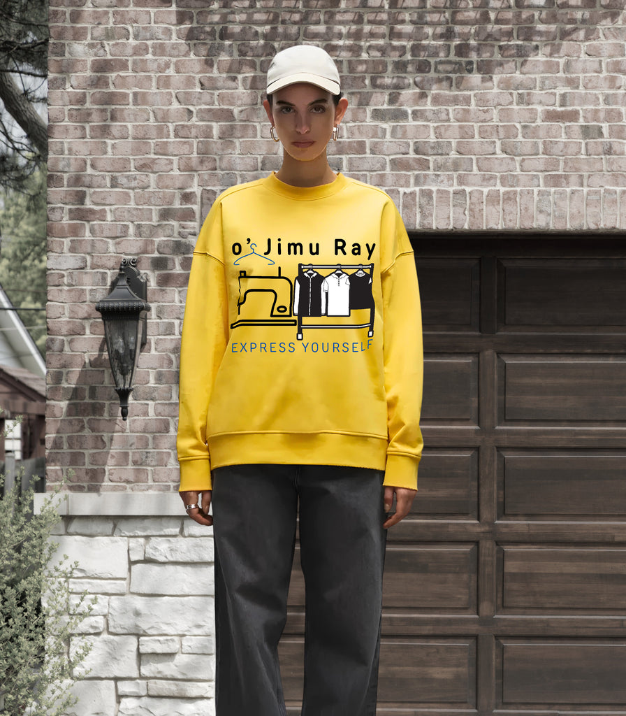 Express Your Wardrobe - Oversized Sweatshirt - - Sweatshirts