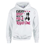 Every Step Together – The Perfect Hoodie for Him - White - Hoodies