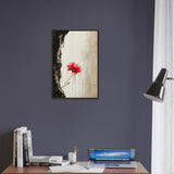 Cracks of Hope - A Flower’s Journey - 40x60 cm 16x24″ - Framed Posters