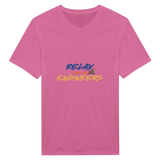 Engineered Growth - Embrace Relaxation with Our Tee - Azalea - T-shirts