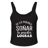 Dreams to Reality - Si lo Puedes Soñar - solid blk blend - Tank Tops