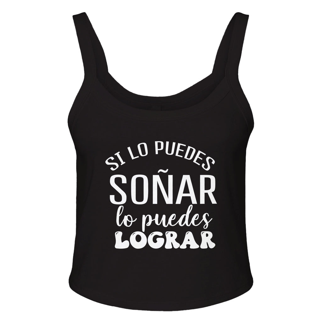 Dreams to Reality - Si lo Puedes Soñar - solid blk blend - Tank Tops