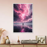 Storm Within – Wooden Framed Poster - White frame - Wooden Framed Posters