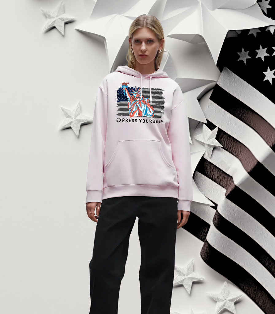 Liberty And Fashion - o' Jimu Ray - 4th July Special - - Hoodies