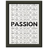 Passionate Repetition - Art That Inspires - 15x20 cm 6x8″ - Metal Framed Posters