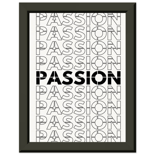 Passionate Repetition - Art That Inspires - 15x20 cm 6x8″ - Metal Framed Posters