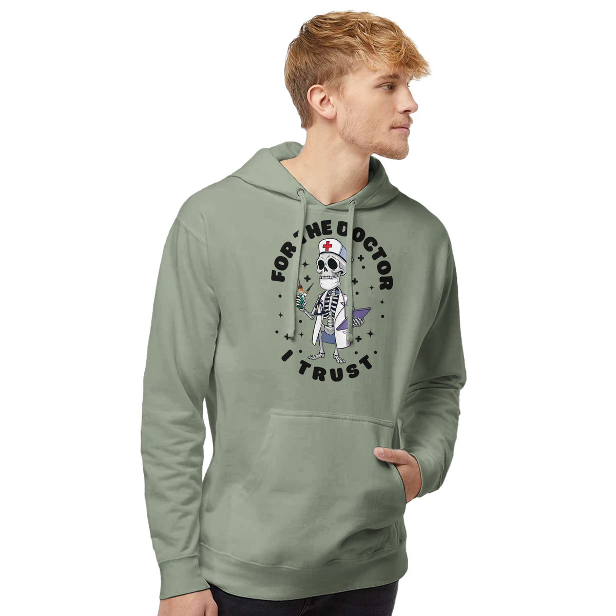 Trust in Style - The Doctor’s Halloween Edition Sweatshirt - - Hooded Sweatshirt