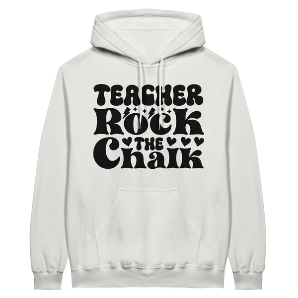 Lessons in Style - Chalkboard-Inspired Design - White - hoodie