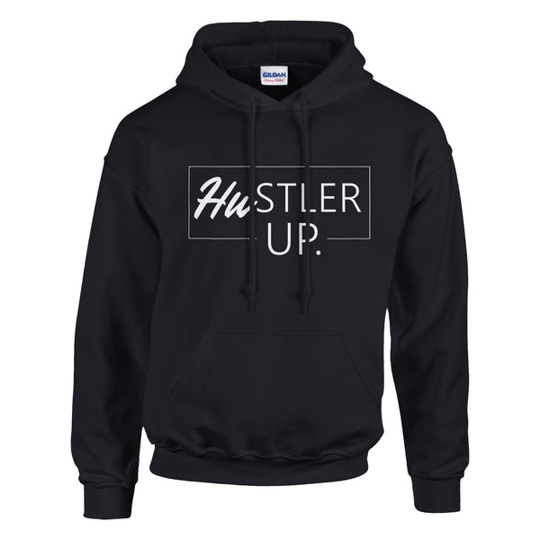 HUSTLER UP - Elevate Your Ambition - Black - Hoodies