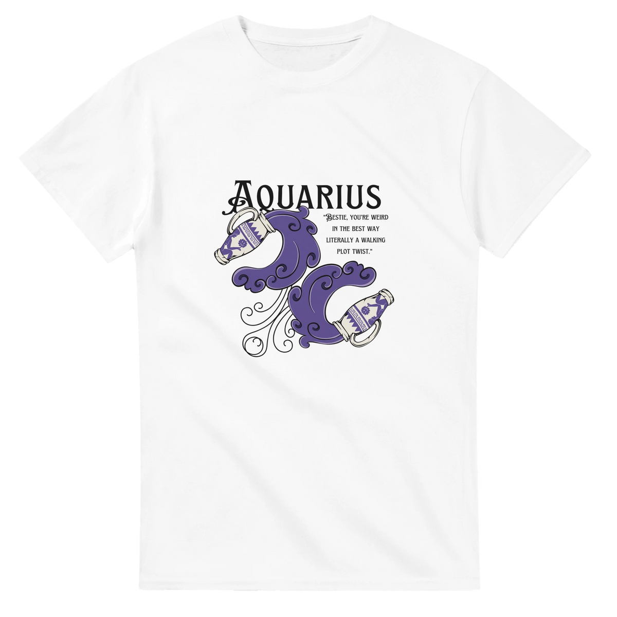 Astrology Lover Tee – Gildan’s Starry Gift Pick - Aquarius - T-Shirts