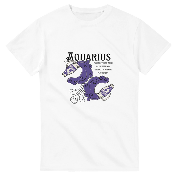 Astrology Lover Tee – Gildan’s Starry Gift Pick - Aquarius - T-Shirts
