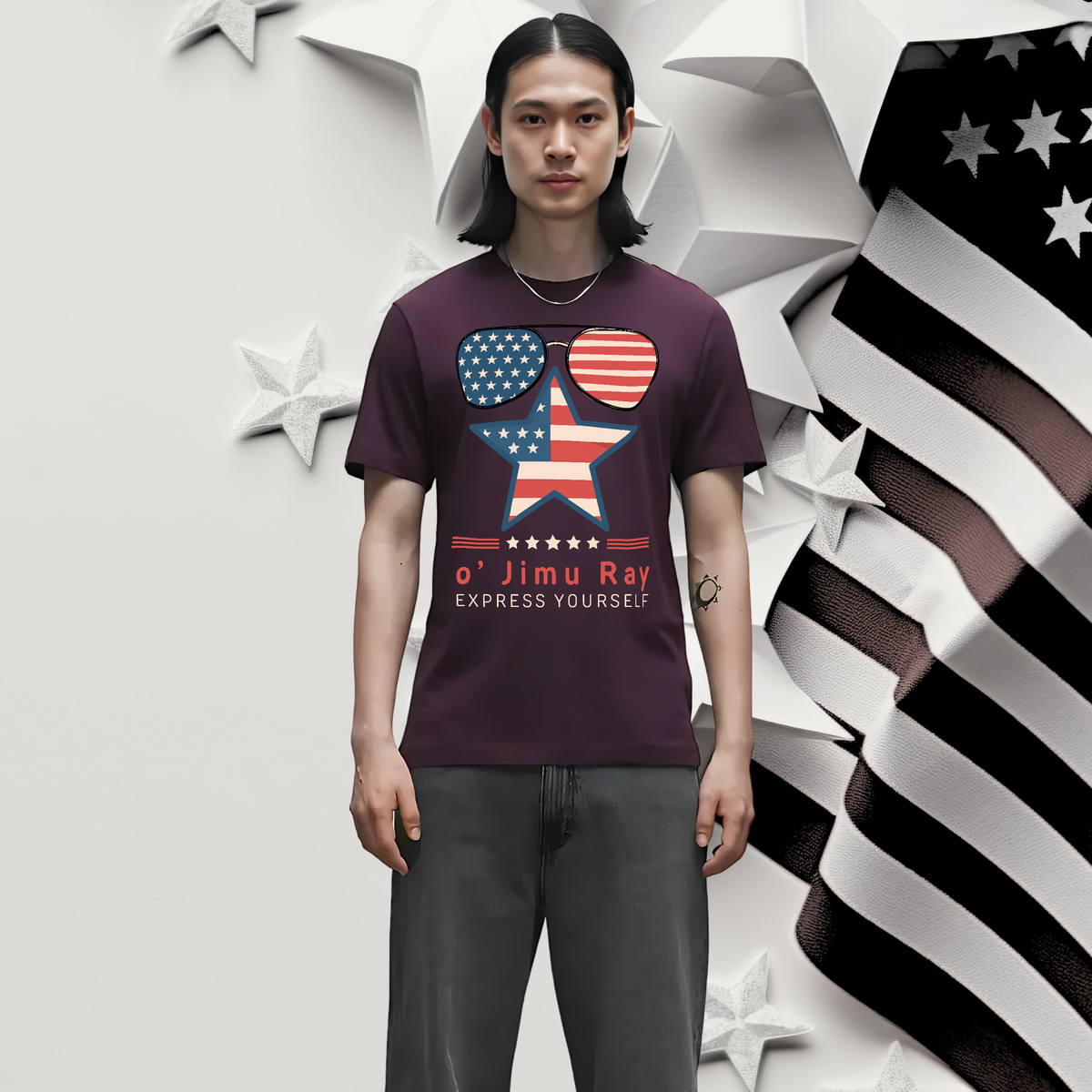 American Pride - o' Jimu Ray 4th July Special - - T-shirts