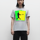 Bold Baseball Silhouette Shirt - - T-shirts