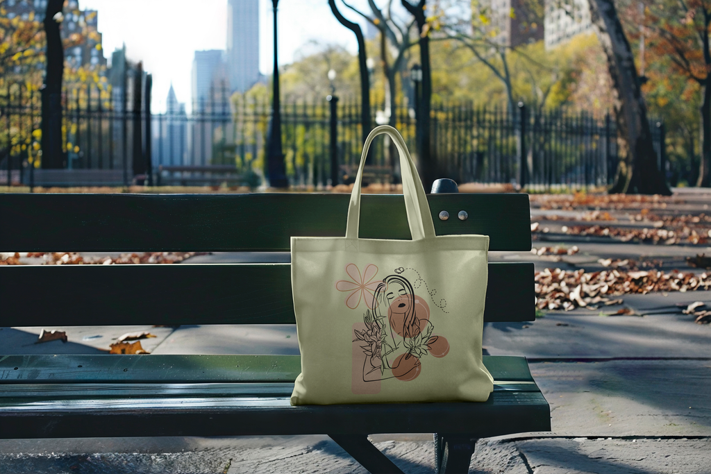 Botanical Bliss: Carry Your Memories in Style - - Tote Bags