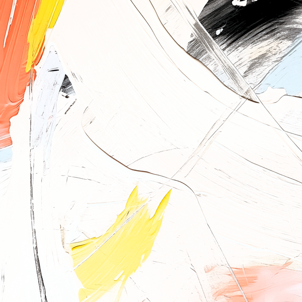 Colorful Waves - Abstract Expression Poster - 24″×36″ - Paper Posters