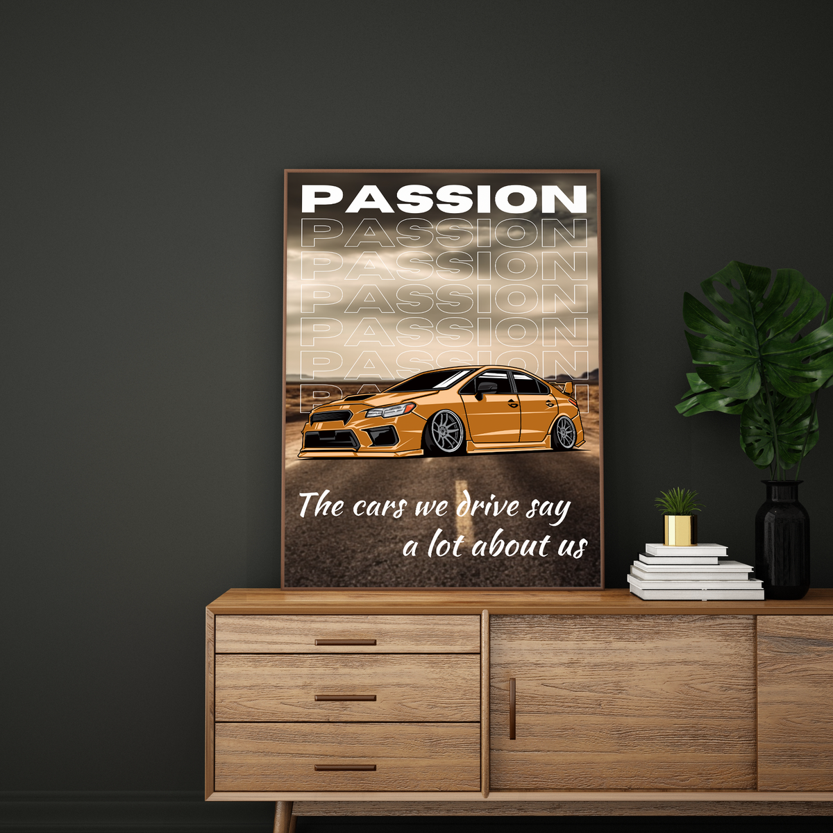 Passion in Motion - Car Enthusiast's Dream - - Framed Posters