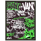 Urban Expression - Graffiti Art Masterpiece - 30x40 cm 12x16″ - Metal Framed Posters