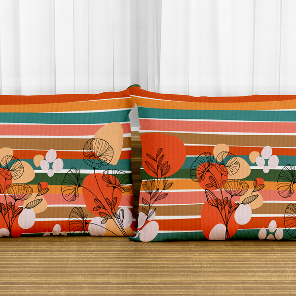 Artistic Velvet Pillow for Mom – Soft Memories, Bold Design - - Cushions