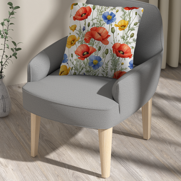 Nature’s Velvet Touch - Full Bloom Cushion - - Cushions