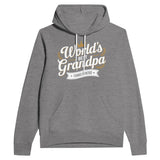 World’s Best Grandpa Hoodie – Bella + Canvas Comfort - Dark Gray Heather - Hoodies