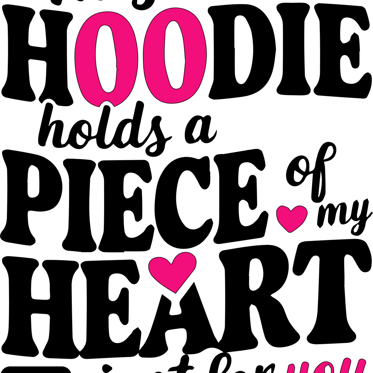 Pink Hues of Love - Brother's Gift to Sister - - Hoodies