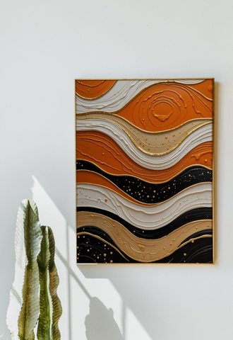 Image of Desert Waves - A Symphony in Earth Tones