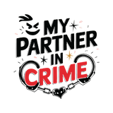 My Partner in Crime - Playful Enamel Mug for Boyfriend - - Mugs