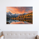 Nature’s Canvas - Sunset Serenity - - Framed Posters