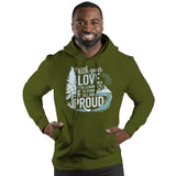 Stand Tall - Love Strong - Army - Hoodies